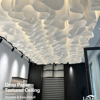Papier texturé français LeArt pour plafond, décoration de plafond en papier texturé, tissu de fond translucide pour plafond