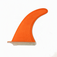 Aileron simple pour longboard, base US, en fibre de verre alvéolée, pour planche de surf et SUP, 8" 9" 10" OEM