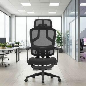 Silla de ordenador de personal de malla completa 6D Reposabrazos de <span class=keywords><strong>aluminio</strong></span> silla de oficina ergonómica Silla de juego con reposapiés - Product Image 2