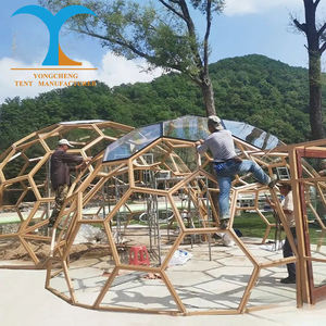 <span class=keywords><strong>Cabine</strong></span> de <span class=keywords><strong>douche</strong></span> extérieure Maison en verre <span class=keywords><strong>Tente</strong></span> dôme en nid d'abeille Tentes Camping Serre extérieure Serre - Product Image 6