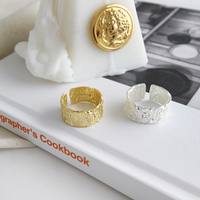 Anillos de boda de oro de 18k y Plata de Ley 925 para mujer, anillos ajustables de diseño para parejas