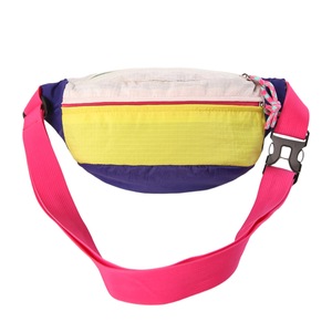 Outdoor Functional Contrast Colorful Crossbody Chest <b>Bag</b> Unisex Sports <b>Shoulder</b> Strap Lightweight <b>Nylon</b> Sling <b>Bag</b> - Product Image 4