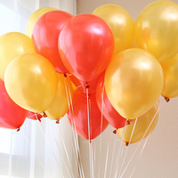 UNUW vente en gros standard mat macaron jaune métallique 5 pouces 10 pouces 12 pouces 18 pouces ballons ronds en latex