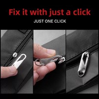 Tirette de fermeture éclair universelle détachable pour travaux d'aiguille, tête de remplacement pour vêtements, sacs, kit de réparation DIY, accessoires de couture