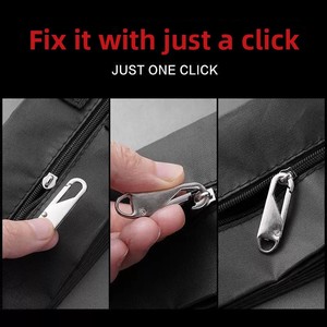 Tirette de <span class=keywords><strong>fermeture</strong></span> <span class=keywords><strong>éclair</strong></span> universelle détachable pour travaux d'aiguille, tête de remplacement pour vêtements, sacs, kit de réparation DIY, accessoires de couture - Product Image 3