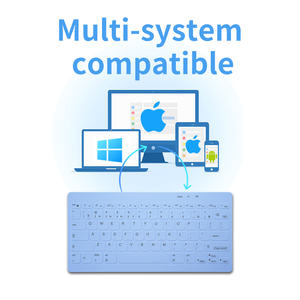 HengYu 78-Key <b>Silent</b> Membrane Three Mode Waterproof Wireless USB-C Portable <b>Keyboard</b> New Status Product - Product Image 6