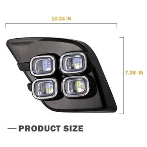 Luces LED DRL de Conducción Diurna para <span class=keywords><strong>Hilux</strong></span> Revo Vigo 2015 2016 2017, Lámpara Antiniebla con Decoración e Intermitentes - Product Image 5