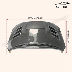 Para <span class=keywords><strong>SUBARU</strong></span> fibra de carbono (carbono de doble cara) 14-18 en adelante WRX <span class=keywords><strong>STI</strong></span> S4 VAB VAF VRSA1 estilo capó delantero - Product Image 6