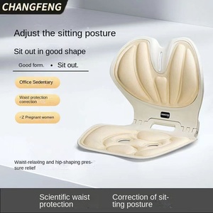 Cojín de <span class=keywords><strong>silla</strong></span> de oficina de corrección ergonómica OEM/ODM, protección de cintura plegable transpirable, soporte de espalda sedentario para mujeres embarazadas - Product Image 5