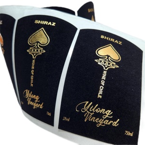 Etiquetas Adhesivas Personalizadas de Alta Calidad para Vino, Etiquetas de Lujo con Acabado de Terciopelo - Product Image 5