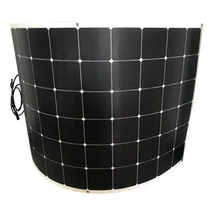 널리 이용되는 지붕 가동 가능한 태양 전지판 XXR ETFE 300w 경량 360 도 가동 가능한 SunPower 태양 전지 패널