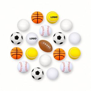Pelota Antiestrés de Espuma PU de 4cm - Juguete Suave y Blandito para Niños y Adultos, Forma de Béisbol, Baloncesto, Fútbol, Regalo Promocional - Product Image 1