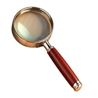 High Definition Handheld Magnifying Glass Metal Frame Optical Magnifier Portable for Elderly Reading Multi-function Tool