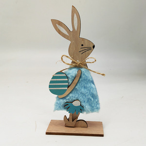 ตุ๊กตาไก่อีสเตอร์ ของตกแต่งไม้สำหรับบ้าน ห้องนั่งเล่น สไตล์สแกนดิเนเวียน งานฝีมือจิ๋วสำหรับตกแต่ง - Product Image 3