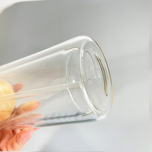 Regali fatti da te cristallini per magazzino <span class=keywords><strong>di</strong></span> vetro a sfera <span class=keywords><strong>di</strong></span> <span class=keywords><strong>neve</strong></span> da 12 once a doppia parete bicchieri da caffè ghiacciato bicchiere da 3mm glitter per vinile - Product Image 6