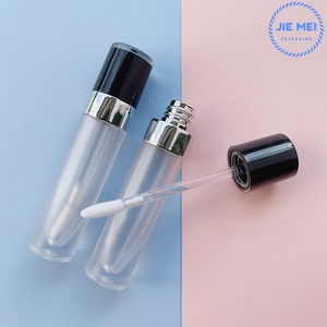 Meishenjie MEI — Tube à lèvres vide rond pour brillant à lèvres, Tube de couleur <span class=keywords><strong>rose</strong></span>, violet, blanc et noir, conteneur en plastique, offre spéciale, 7ML - Product Image 3