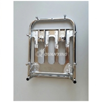 Panier avant durable en acier inoxydable pour motos, construction soudée, revêtement en poudre résistant à la rouille, garantie 3 ans, Nam Son