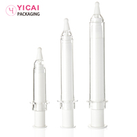 Bouteille d'aiguille pour liquide de 5ml, 10ml, 15ml, 20ml, 10 pièces, flacon pompe, pour dispositif cosmétique, sans air