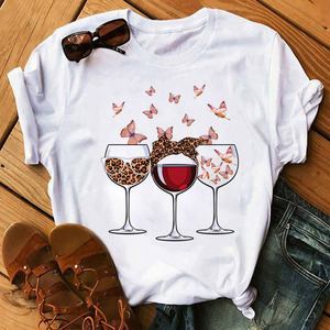 Designer de mode impression personnalisée femmes vêtements femme graphique imprimé t-shirts dames décontracté blanc à manches courtes hauts t-shirts - Product Image 2