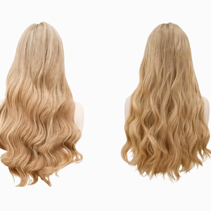 100% Europäisches Remy Echthaar Glueless HD Lace Front Perücke Natürliche Haarlinie Kleine/Große Kappengrößen Blonde Optionen für Weiße Frauen - Product Image 1
