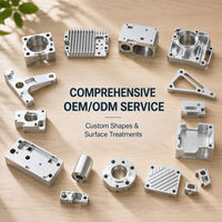 Pièces usinées CNC en aluminium 6061 sur mesure, composants métalliques de précision pour l'aérospatiale, l'automobile et l'industrie