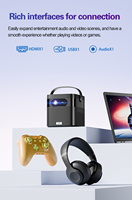 Nouvellement natif Home cinéma TV Box HD Dlp projecteur WIFI Android 9.0 sans fil FHD Portable projecteurs Smart Proyecteur