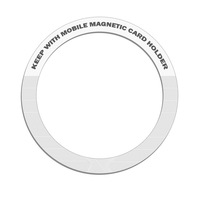 Selbstklebender Magnetischer Edelstahlring Stoßfeste Schutzhülle für Mobiltelefone mit Kabelloser Ladefunktion