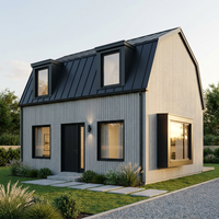 Maison préfabriquée de luxe, abri de jardin, maisons préfabriquées modernes