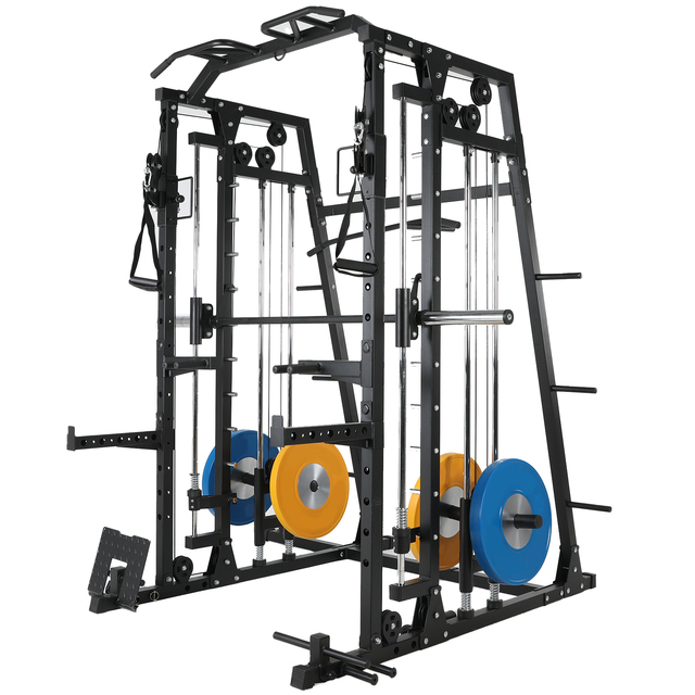 OEM&JDM RK-1060 Home Gym Multi-functional Fitness Smith Machine  Power Cage 150KG Load Capacity