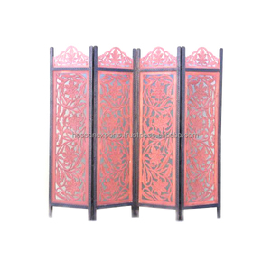 Home Decorative <b>Wooden</b> Hand Made Room <b>Divider</b> with Net Cut Design Privacy Penal and Wall Decorative Penal - Product Image 4