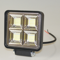 Lumière de travail automobile 10-30V 3030 64LED 192W, lumière de travail LED, lumière de conduite LED de 4 pouces, éclairage extérieur automobile, lumière de travail tout-terrain