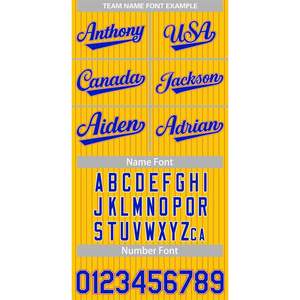 Custom Pinstripe Baseball <b>Jersey</b> Breathable Button Down <b>Shirt</b> with Personalized Name and Number for <b>Men</b> Women Youth - Product Image 4