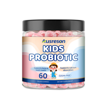Gummies Probiotiques pour Enfants à Prix OEM, Fibres Alimentaires, Prébiotiques, Équilibre Digestif, Complément Alimentaire Probiotique pour Enfants