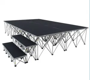 RK PORTABLE STAGE SYSTEM 256 SQ.FT- 16 FT X 16 FT X 16"