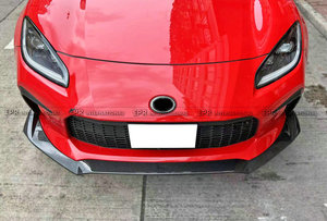 En stock en EE. UU., envío gratis: Labio delantero de alto rendimiento de fibra de carbono seca tipo V-weave para Toyota GR86 ZN8 VRSA1 - Product Image 2