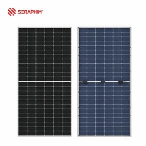 แผงโซลาร์เซลล์แบบโมโนคริสตัลไลน์ HJT PERC สองหน้า ยี่ห้อ <span class=keywords><strong>Seraphim</strong></span> กำลังไฟ 400-660 วัตต์ ประสิทธิภาพ 21% แรงดันไฟฟ้า 1000/1500 โวลต์ กระแสตรง - Product Image 3