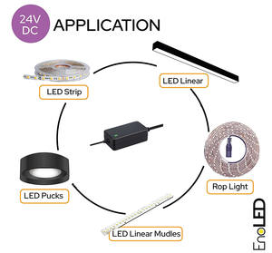 Fuente de alimentación con certificado Ul Class2 Ac a Dc 24 V Vdc Voltios 1 A Amperios 24 voltios 1 amperios 24vdc 1000ma Fuente de alimentación de conexión - Product Image 5