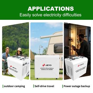 Портативная солнечная электростанция 3000 Вт с контроллером MPPT, чистая синусоида, порт RV, аварийный резервный источник питания, аккумулятор LiFePO4 - Product Image 3