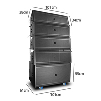 Vente en gros d'usine LS12 haut-parleurs professionnels portables simples de 12 pouces étanches Audio Line Array pour la scène