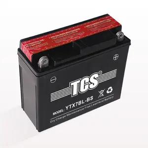 12V 7ah YTX7BL-BS All Kinds Of Dry Batteries/ Battery For Motorcycle