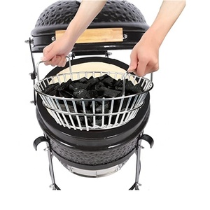 Panier à charbon de bois en acier inoxydable pour barbecue, panier à charbon de bois en vrac, <span class=keywords><strong>accessoires</strong></span> de grillade compatibles avec les grills céramiques Big Green Egg et <span class=keywords><strong>Kamado</strong></span> - Product Image 6