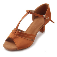 Zapatos WX-01 de satén de alta gama para adultos, zapatillas de baile latino con suela suave, venta al por mayor