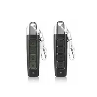 Télécommande universelle 433 MHz 4 canaux pour ouvre-porte de garage, duplicateur de télécommande, clonage de code, clé de voiture à code fixe