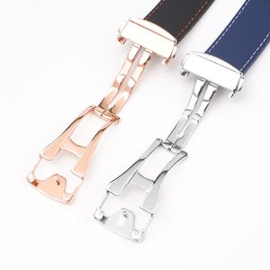 Boucle de bracelet en métal au design exclusif pour Omega et <span class=keywords><strong>Tissot</strong></span>, fermoir de remplacement de luxe en acier massif - Product Image 2