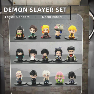 Vendita calda carino PVC cartone animato demone Slayer Action Figure Set 5 stili-Tanjirou Nezuko Zenitsu <span class=keywords><strong>Inosuke</strong></span> per bambini modello decorazione - Product Image 2