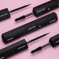 2 in 1 Maskara Eyeliner Hitam Grosir Oem Berkualitas Tinggi Tahan Air Melembapkan Label Pribadi Maskara