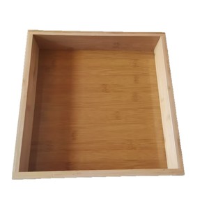 ถาดเสิร์ฟไม้ไผ่ ขนาดใหญ่ 30x25 ซม. ขนาดใหญ่พิเศษ 40x30 ซม. ขนาดยักษ์ 50x35 ซม. ลายไม้ธรรมชาติ สไตล์เรียบง่าย ใช้ในครัวเรือนและเชิงพาณิชย์ - Product Image 3