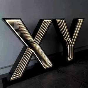 Miroir néon Infinity multicouche personnalisé Logo illuminé Miroir abîme en acrylique Mini Lettres Enseignes néon infinies - Product Image 4