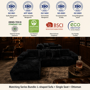 Divano Sezionale a <span class=keywords><strong>L</strong></span> Moderno Contract Club - Set in Tessuto per Appartamenti e Hotel - Product Image 1