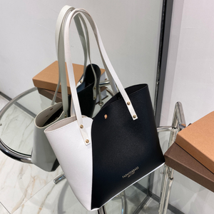 Modische tragbare Einkaufstasche für Damen Kunstleder große Kapazität Mädchen-Tote-Tasche - Product Image 3